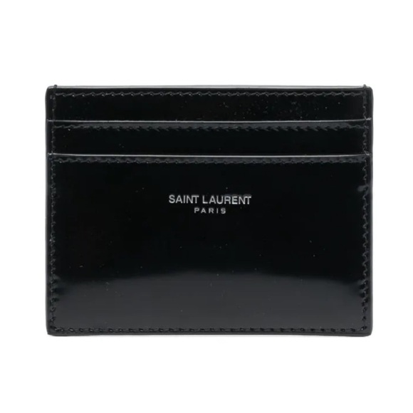 New Saint Laurent Paris Leather Card Holder 100% authentic. No box or dust bag. - Picture 1 of 6